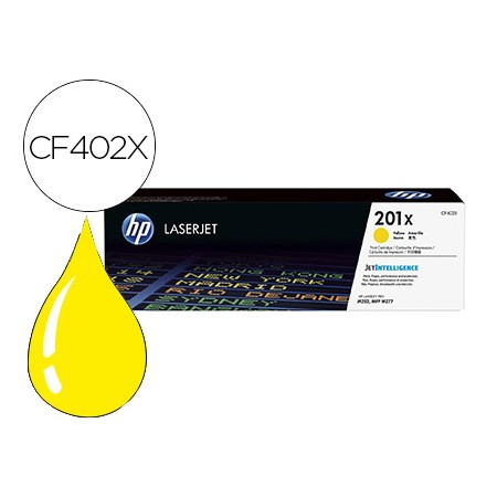 Toner Hp 201X Laserjet Pro M252 / Mfp M277 Amarelo 2.300 Pag