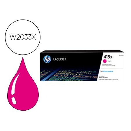 Toner Hp 415X Laser Color M454 / Mfp M479 Magenta 6000 Paginas