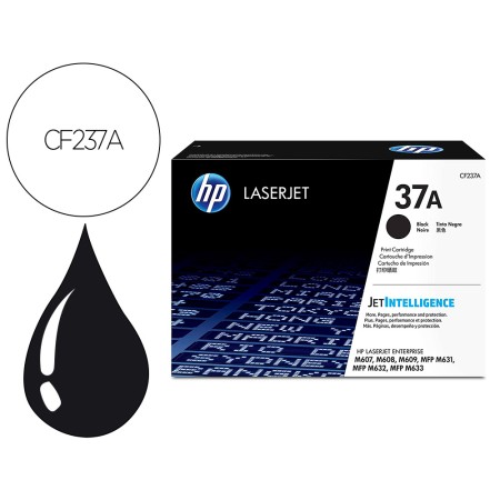 Toner Hp Laser 37A Cf237A Preto 11000 Paginas