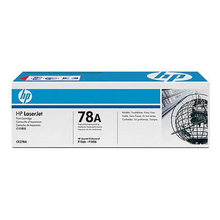 Toner Hp Laserjet P1500/P1560/P1600 -Ce278A- Preto 2.100 Pags