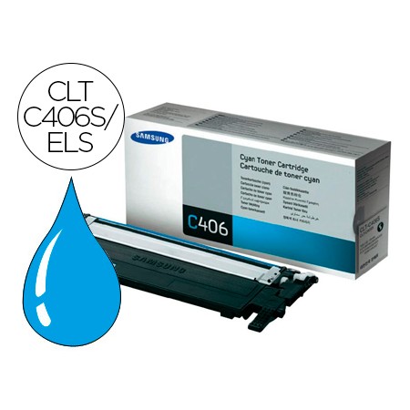 Toner Samsung Clp360/365 Clx3300/3305 Cian 1.000 Pag