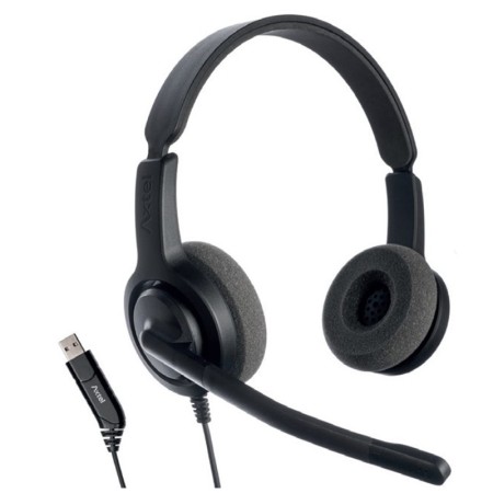 Headset USB28 Duo NC com Fio - Axtel