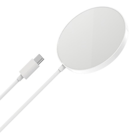 Carregador Sem Fios Magnético para iPhone Hoco CW28 - Branco