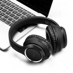 Headset Sem Fio Bluetooth Hoco W28 - Preto Headset Sem Fio Bluetooth Hoco W28 - Preto