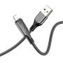 Cabo de Dados e Carregamento USB para Lightning, Hoco S51 Extreme - Preto