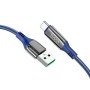 Cabo de Dados e Carregamento USB para Tipo-C, Hoco S51 5A Extreme - Azul