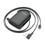 Estojo com Cabo de Carregamento USB, com Ponta Magnética Tipo-C, Micro USB e Lightning, Hoco S50 3-in-1 - Preto