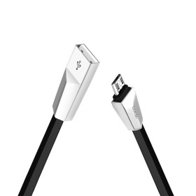 Cabo de Dados e Carregamento USB para Micro USB, Hoco X4 - Preto Cabo de Dados e Carregamento USB para Micro USB, Hoco X4 - Preto