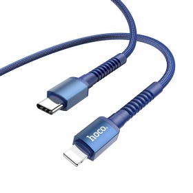 Cabo de Dados e Carregamento Tipo-C para Lightning (PD), Hoco X71 Especial - Azul Cabo de Dados e Carregamento Tipo-C para Lightning (PD), Hoco X71 Especial - Azul
