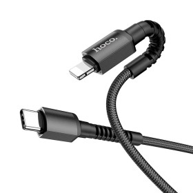 Cabo de Dados e Carregamento Tipo-C para Lightning (PD), Hoco X71 Especial - Preto Cabo de Dados e Carregamento Tipo-C para Lightning (PD), Hoco X71 Especial - Preto