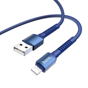 Cabo de Dados e Carregamento USB para Lightning, Hoco X71 Especial - Azul Cabo de Dados e Carregamento USB para Lightning, Hoco X71 Especial - Azul