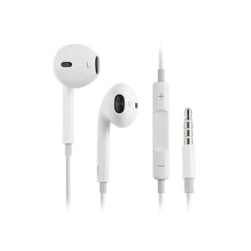 Fones Auriculares com Microfone, Tipo EarPod, Hoco M1 - Branco Fones Auriculares com Microfone, Tipo EarPod, Hoco M1 - Branco