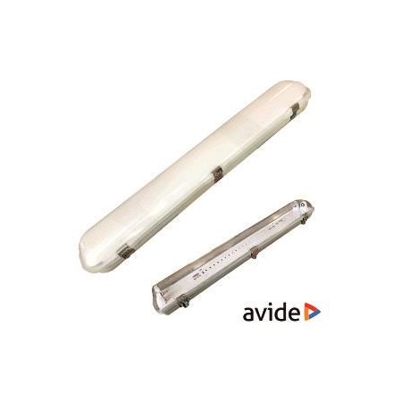 Armadura Estanque 0.6M P/ 2 Lâmpadas Led Tubular T8 Avide