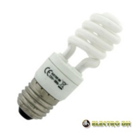 Lâmpada E27 5W25W 230V Eco Espiral 6400K Edh