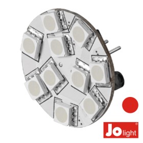 Lâmpada G4 2.2W 12V 10 Leds Vermelho Jolight Lâmpada G4 2.2W 12V 10 Leds Vermelho Jolight