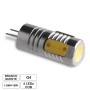 Lâmpada G4 1.8W 12V 1 Led Smd Cob Branco Quente