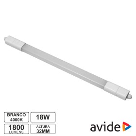 Armadura Led Batten 18W Ip65 4000K 1800Lm 600Mm Avide