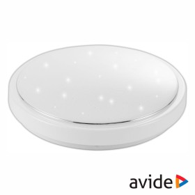 Aplique Led Redondo Teto 40W 380Mm 2Xe27 Ip44 Avide