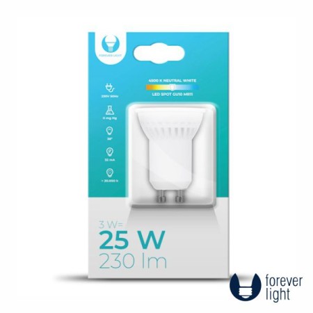 Lâmpada Led Gu10 Mr11 3W 230V 4500K