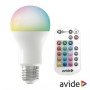 Lâmpada E27 Dimável 9.7W Led Globo A60 Rgbw Ir 806Lm Avide