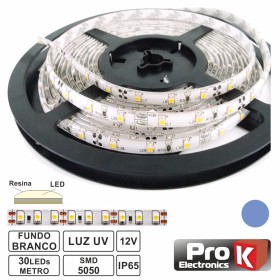 Fita 300 Leds 5050 Impermeável Uv 12V 5M Fita 300 Leds 5050 Impermeável Uv 12V 5M