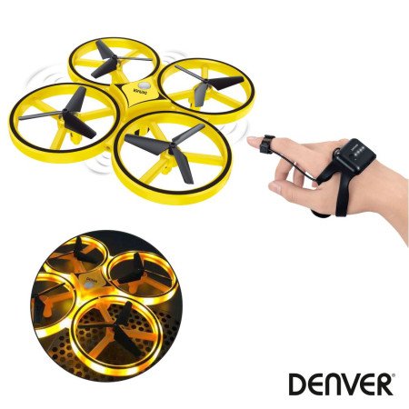 Drone C/ Transmissor De Pulso 4 Hélices Denver