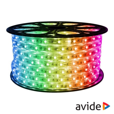 Fita 3000 Leds 5050 Rgb 220V 50M Ip67 Avide