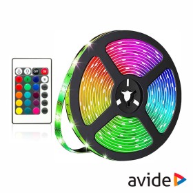 Fita 150 Leds 5050 4000K 12V C/ Comando 5M Ip65 Avide