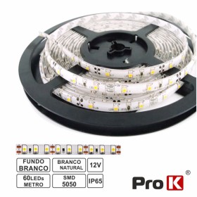 Fita 300 Leds 5050 Impermeável 4000K 12V 5M Prok