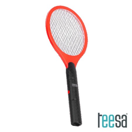 Raquete Mosquiteiro Elétrica Vermelho Teesa