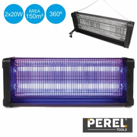 Mosquiteiro Eléctrico 2X20W 360º Perel