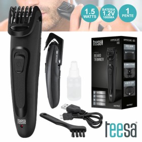 Máquina Cortar Cabelo C/ 1 Pente Portátil 1.5W Usb Teesa