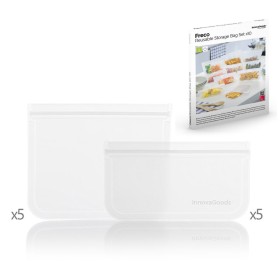 Conjunto De 10 Sacos Reutilizáveis Para Alimentos Conjunto De 10 Sacos Reutilizáveis Para Alimentos