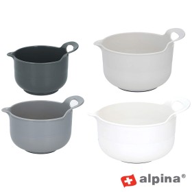 Conjunto De 4 Tijelas De Mistura 1.2/1.65/2.4/3L Alpina Conjunto De 4 Tijelas De Mistura 1.2/1.65/2.4/3L Alpina