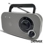 Rádio Fm Portátil Cinza Denver