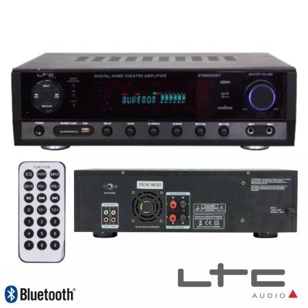 Amplificador Stereo Hifi 2X50W + 3X20W Usb/Fm/Bt/Sd Ltc