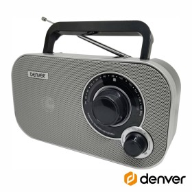 Rádio Fm Portátil Branco Denver