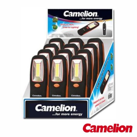 Expositor 12 Lanternas Led Cob Magnética C/ Gancho Camelion