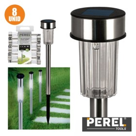 Candeeiro Exterior Solar 1 Led Jardim 8X Perel