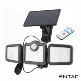 Candeeiro Exterior 15W C/ Sensor Pir Painel Solar Amovível