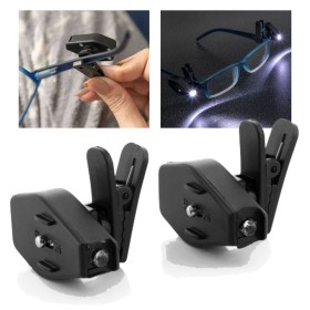 Conjunto Luzes Led C/ Clip P/ Hastes Dos Óculos Conjunto Luzes Led C/ Clip P/ Hastes Dos Óculos