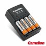 Carregador Universal Aa/Aaa C/ 4 Pilhas Aa 2500Mah Camelion