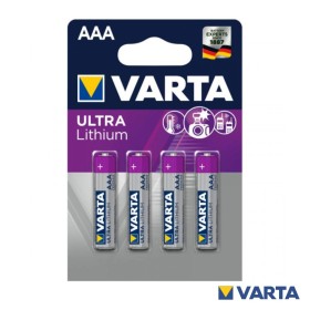 Pilha Lithium Lr3/Aaa 1.5V 4X Blister Varta