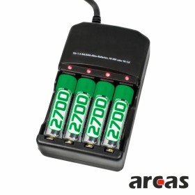 Carregador Universal Aa/Aaa C/ 4 Pilhas Aa 2700Mah