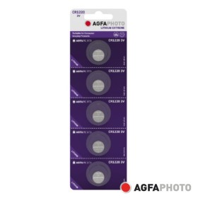 Pilha Lithium Botão Cr1220 3V 5X Blister Agfaphoto