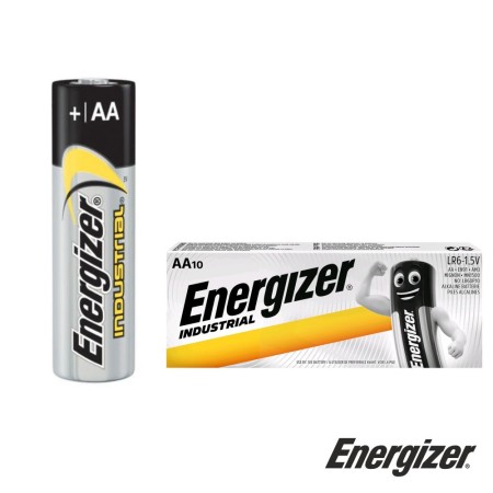 Pilha Alcalina Lr6/Aa 1.5V 10X Industrial Energizer