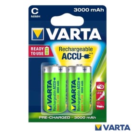 Pilha Recarregável C 1.2V 3000Mah 2X Varta