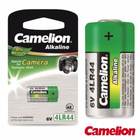 Pilha Alcalina 4Lr44 6V 165Ma Blister Camelion
