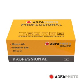 Pilha Alcalina Aa 1.5V 10X Industrial Agfaphoto