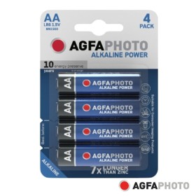 Pilha Alcalina Lr6/Aa 1.5V 4X Blister Power Agfaphoto